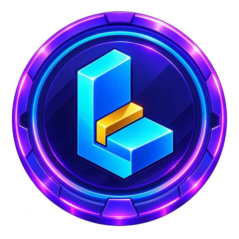 Glowing LEVELA coin